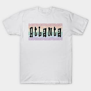 LGBTQ PATTERN AMERICA ATLANTA T-Shirt